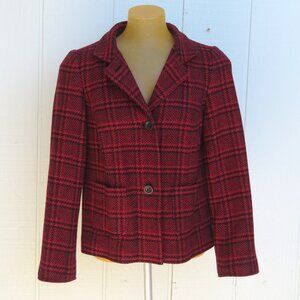 Talbots plaid jacket